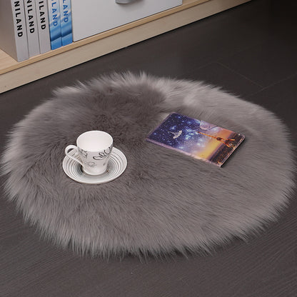 Soft-Cloud Round Rug – Tappeto Rotondo in Lana a Pelo Morbido per Camera