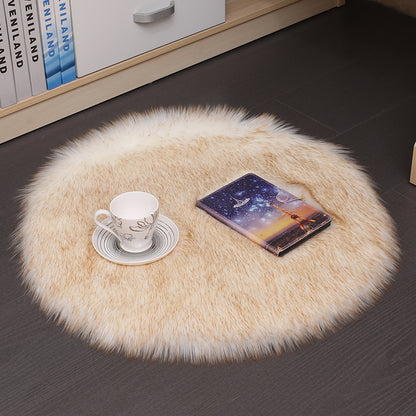Soft-Cloud Round Rug – Tappeto Rotondo in Lana a Pelo Morbido per Camera