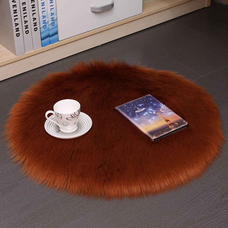 Soft-Cloud Round Rug – Tappeto Rotondo in Lana a Pelo Morbido per Camera