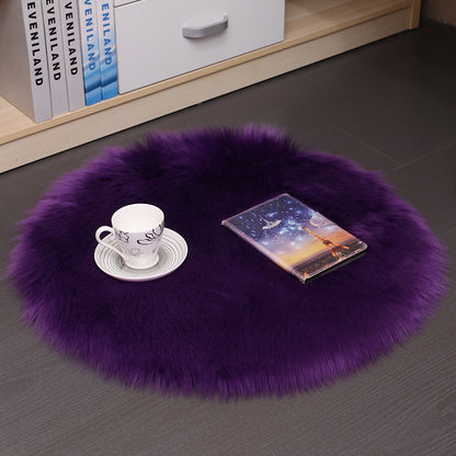 Soft-Cloud Round Rug – Tappeto Rotondo in Lana a Pelo Morbido per Camera