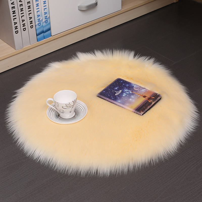 Soft-Cloud Round Rug – Tappeto Rotondo in Lana a Pelo Morbido per Camera