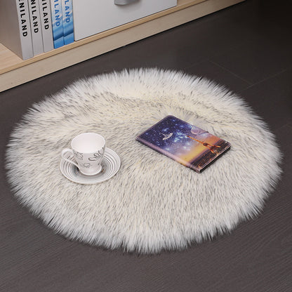 Soft-Cloud Round Rug – Tappeto Rotondo in Lana a Pelo Morbido per Camera