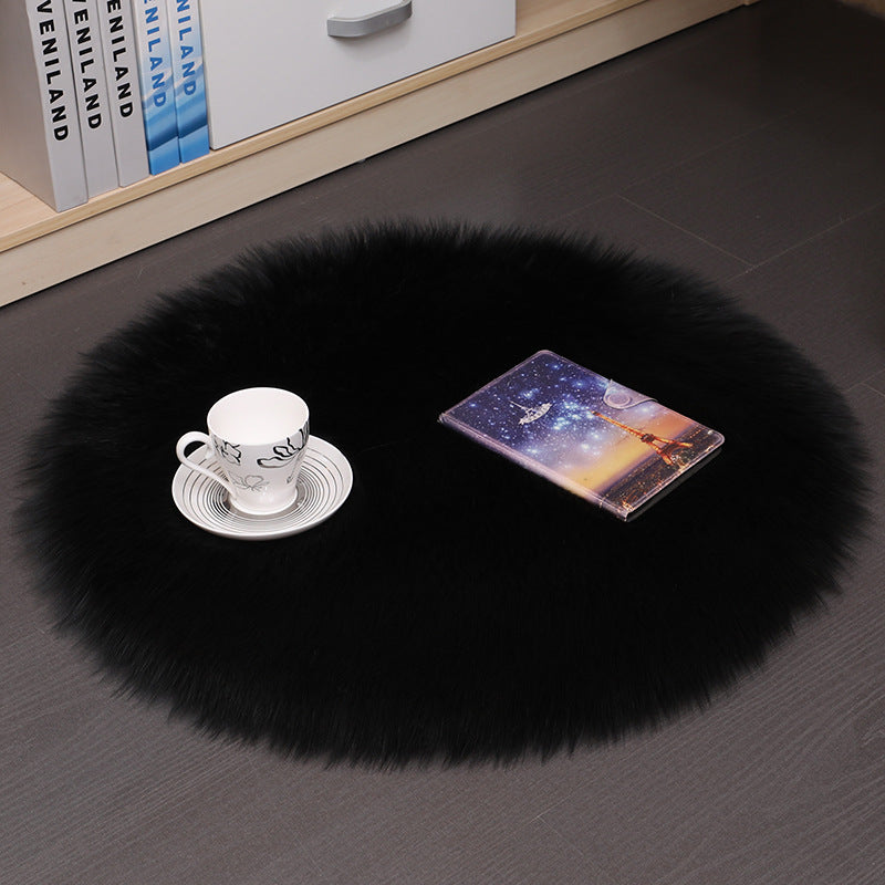 Soft-Cloud Round Rug – Tappeto Rotondo in Lana a Pelo Morbido per Camera