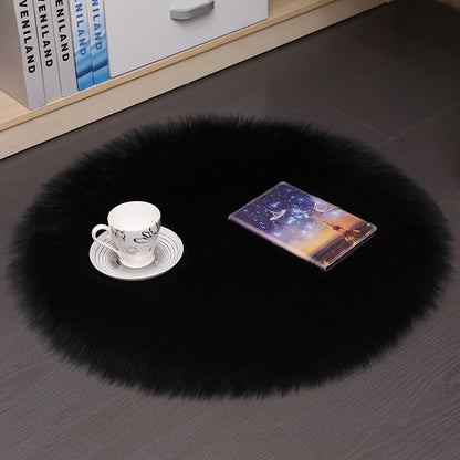 Soft-Cloud Round Rug – Tappeto Rotondo in Lana a Pelo Morbido per Camera