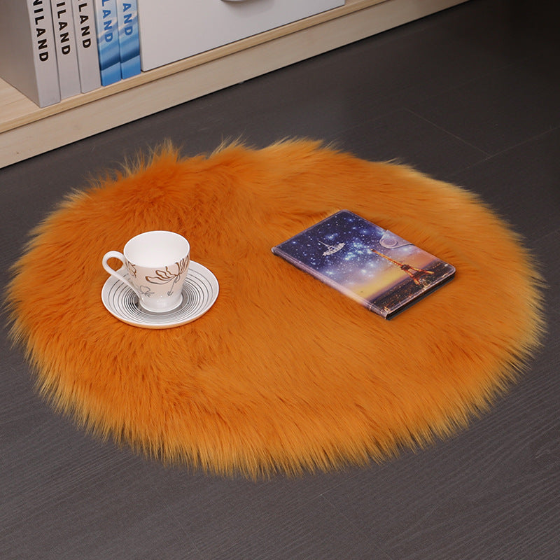 Soft-Cloud Round Rug – Tappeto Rotondo in Lana a Pelo Morbido per Camera