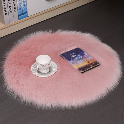 Soft-Cloud Round Rug – Tappeto Rotondo in Lana a Pelo Morbido per Camera