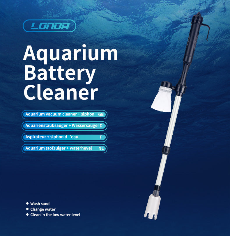 Aspiratore per Acquario Crystal-Clear