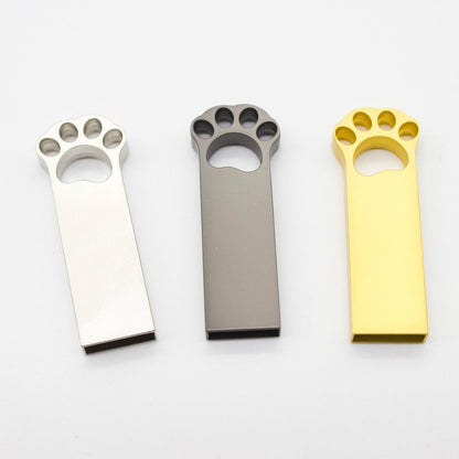 Chiavetta USB Cat Paw in Metallo - Waterproof & Creative Design