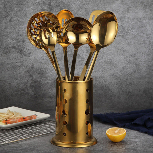 Set Mestolo e Pala in Acciaio Inox