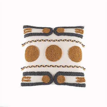 Ethnic Indian Braid – Copricuscino Intrecciato a Mano in Stile Etnico-Indiano