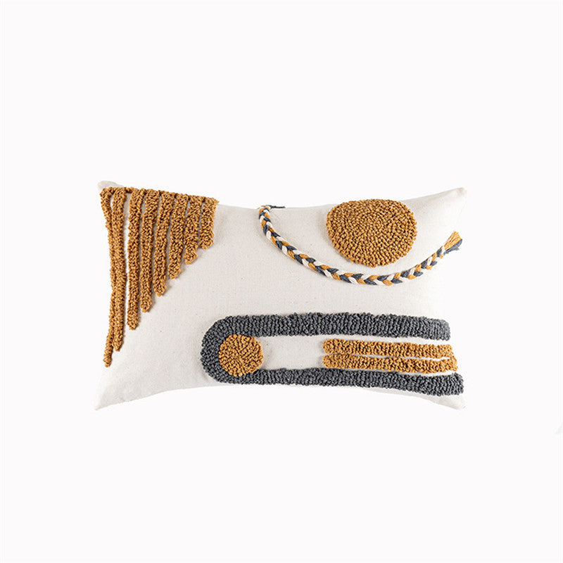 Ethnic Indian Braid – Copricuscino Intrecciato a Mano in Stile Etnico-Indiano