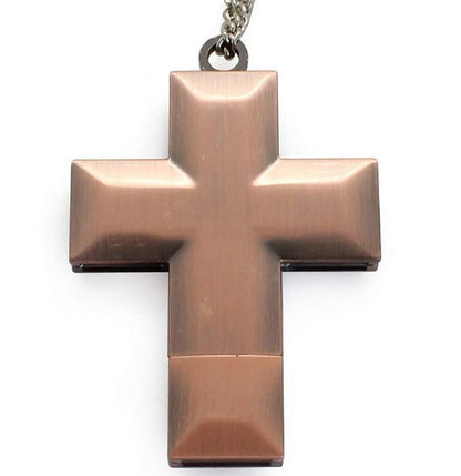 Chiavetta USB Holy Cross in Metallo Cromato (4GB / 8GB / 16GB / 32GB)