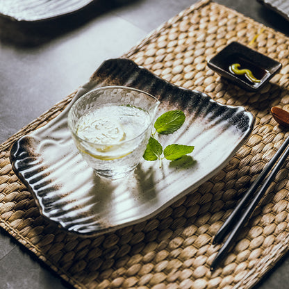 Nile Kuro - Piatto Sushi in Ceramica Artigianale
