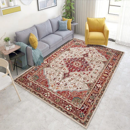 Nordic Boho Lounge Rug – Tappeto Nordico Bohémien per Soggiorno e Caffè