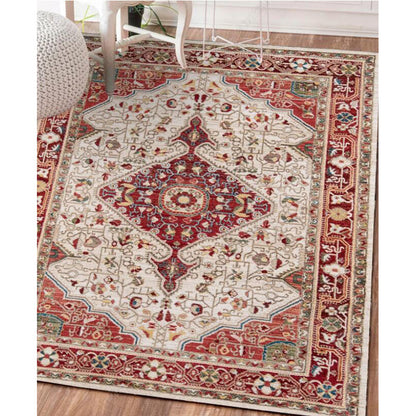 Nordic Boho Lounge Rug – Tappeto Nordico Bohémien per Soggiorno e Caffè