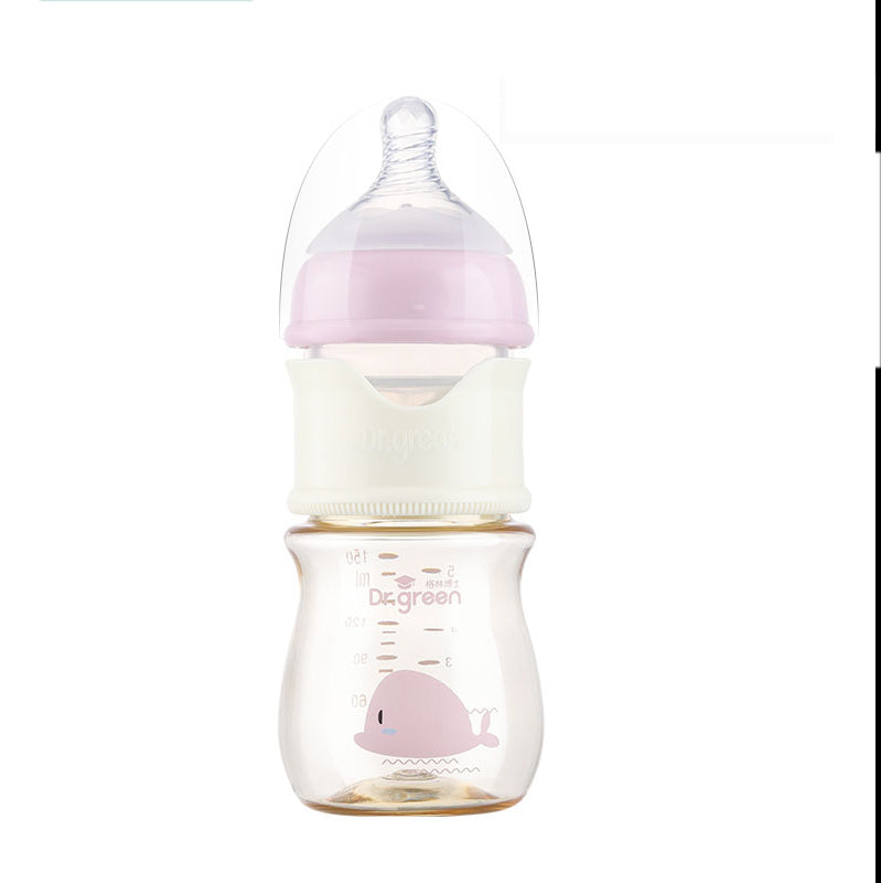 Crystal Clear - Biberon in Vetro Temperato Anti-Colica
