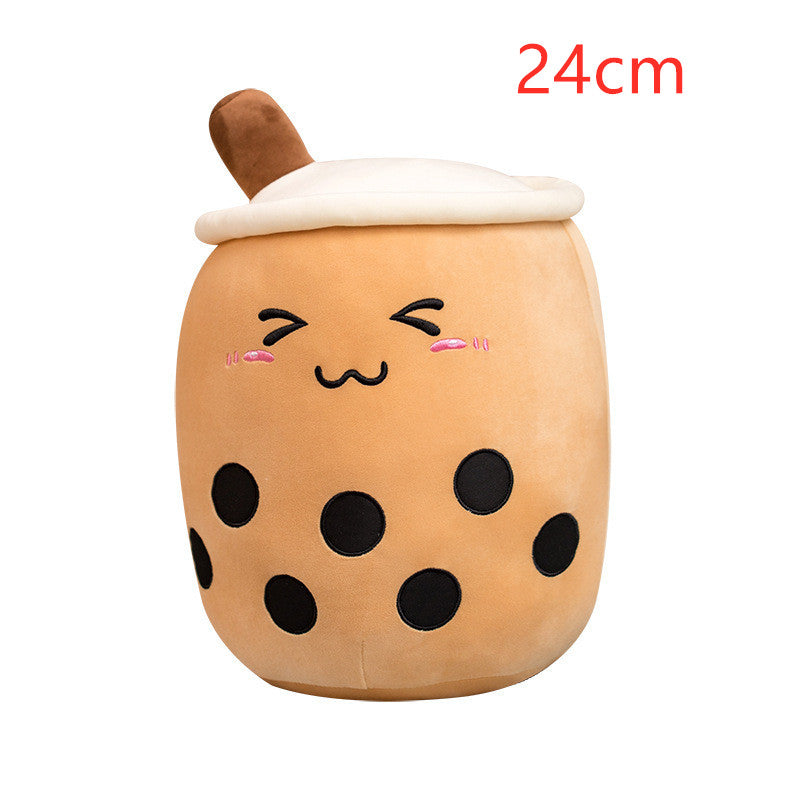 Boba Tea Plush – Cuscino Peluche a forma di Tazza Bubble Tea