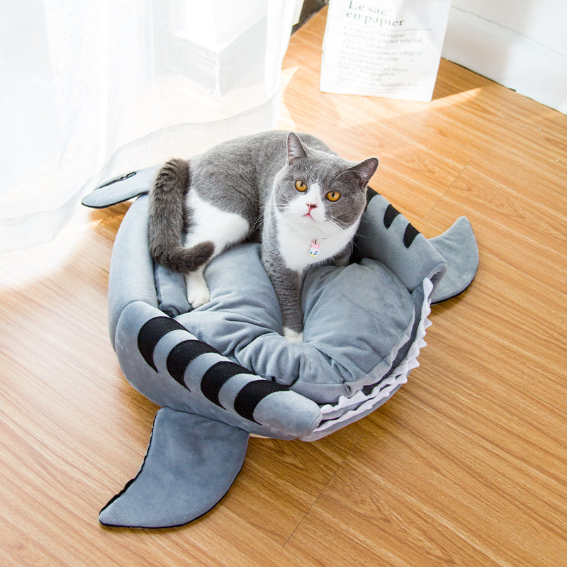 SharkyHome - La Cuccia a Squalo per Gatti