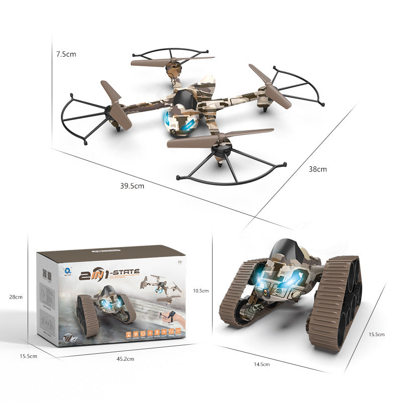 Drone 2-in-1 Deformabile (Serbatoio & Aereo)