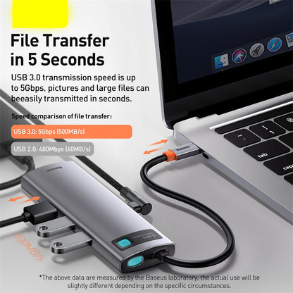Hub Metal Shimmer - USB-C a 4K HD & Multi-Porta
