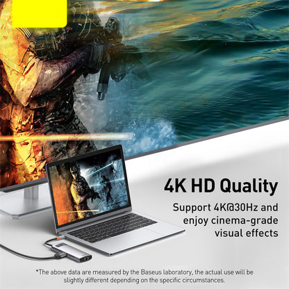Hub Metal Shimmer - USB-C a 4K HD & Multi-Porta
