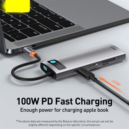 Hub Metal Shimmer - USB-C a 4K HD & Multi-Porta