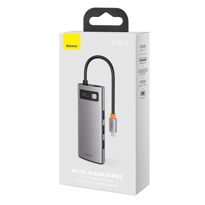 Hub Metal Shimmer - USB-C a 4K HD & Multi-Porta