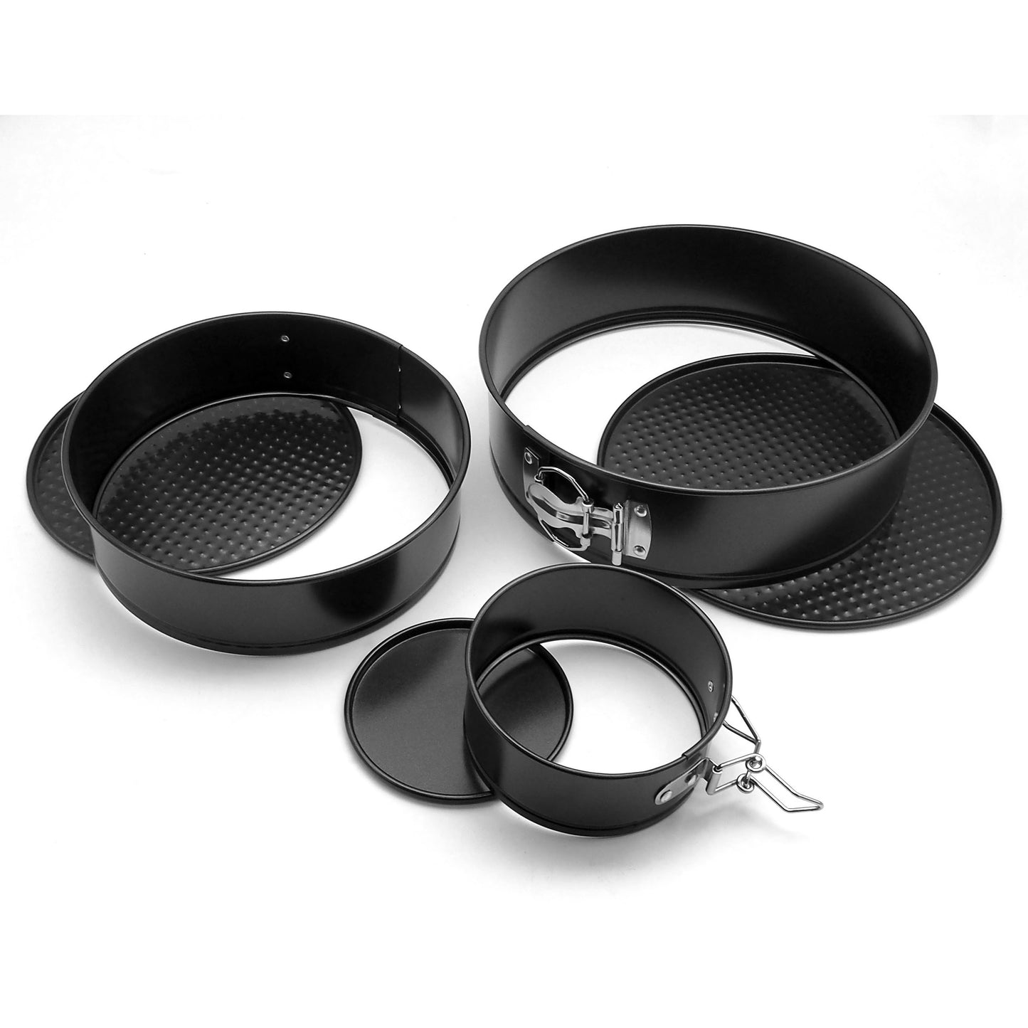 Tiered Springform Set – Tris di Stampi Rotondi a Cerniera per Torte