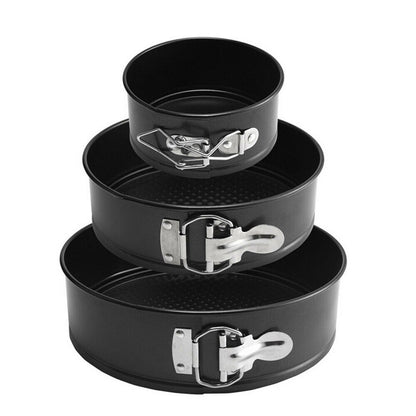 Tiered Springform Set – Tris di Stampi Rotondi a Cerniera per Torte