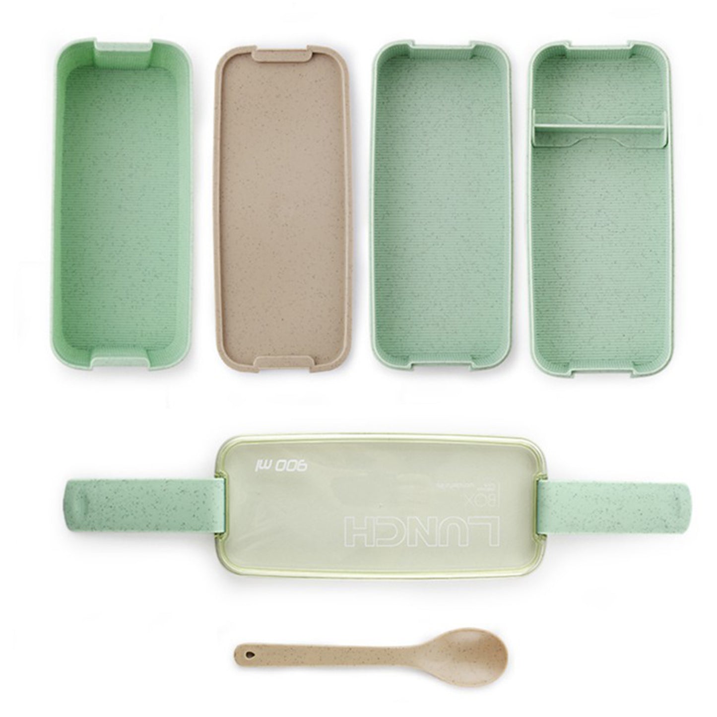 Lunch Box Eco 3-Layer in Fibra di Grano