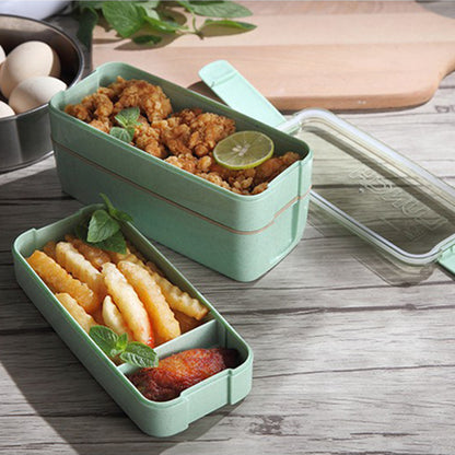 Lunch Box Eco 3-Layer in Fibra di Grano