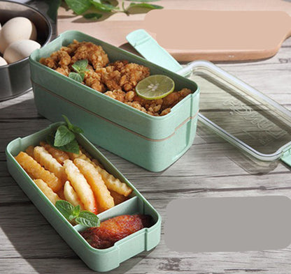Lunch Box Eco 3-Layer in Fibra di Grano