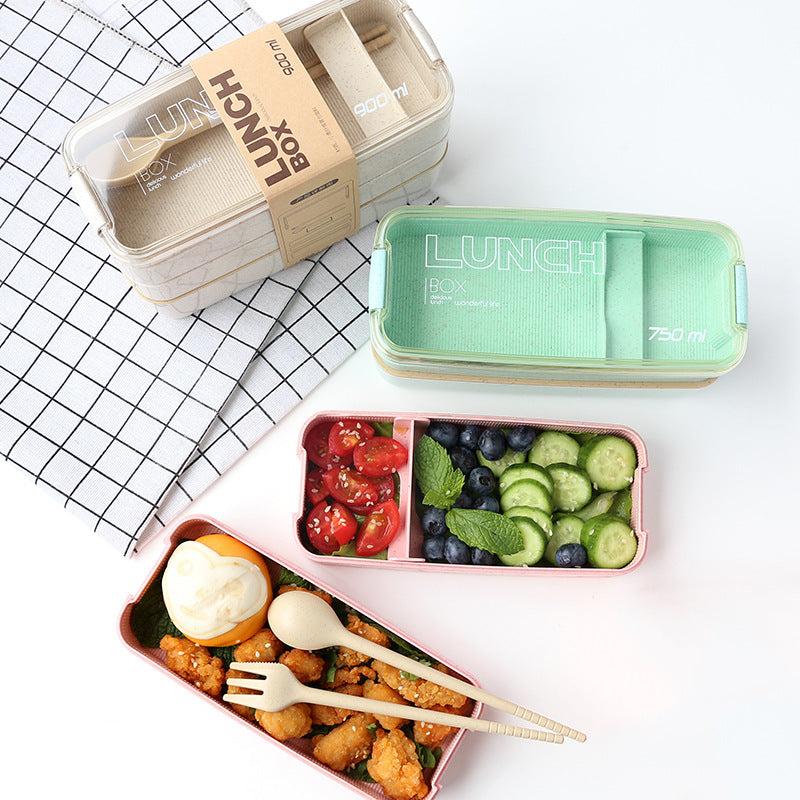 Lunch Box Eco 3-Layer in Fibra di Grano