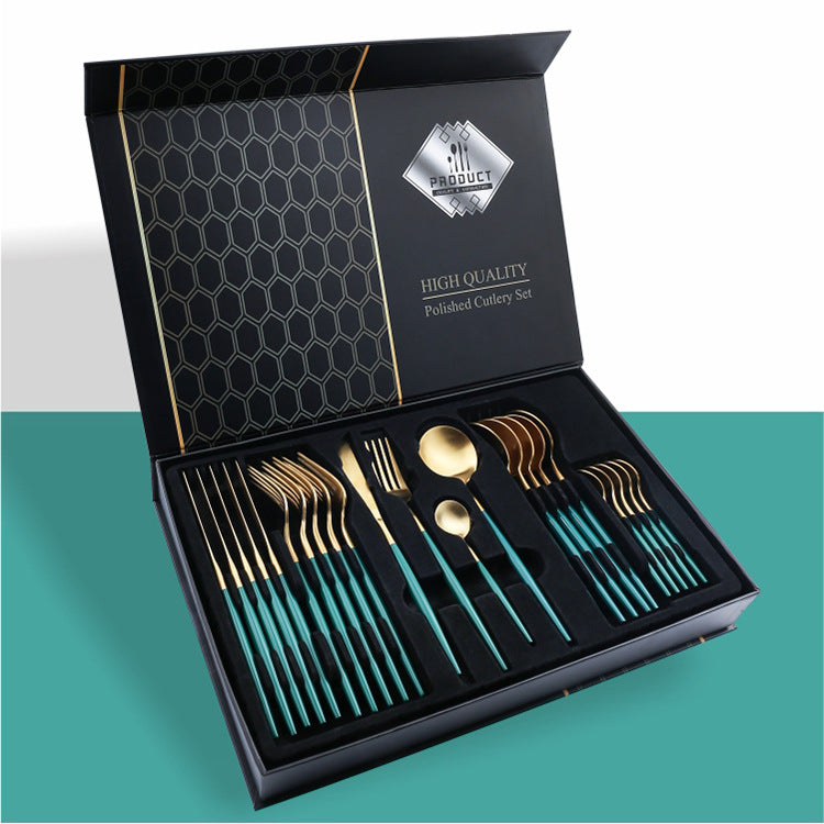 Set 24 Posate Colore Full