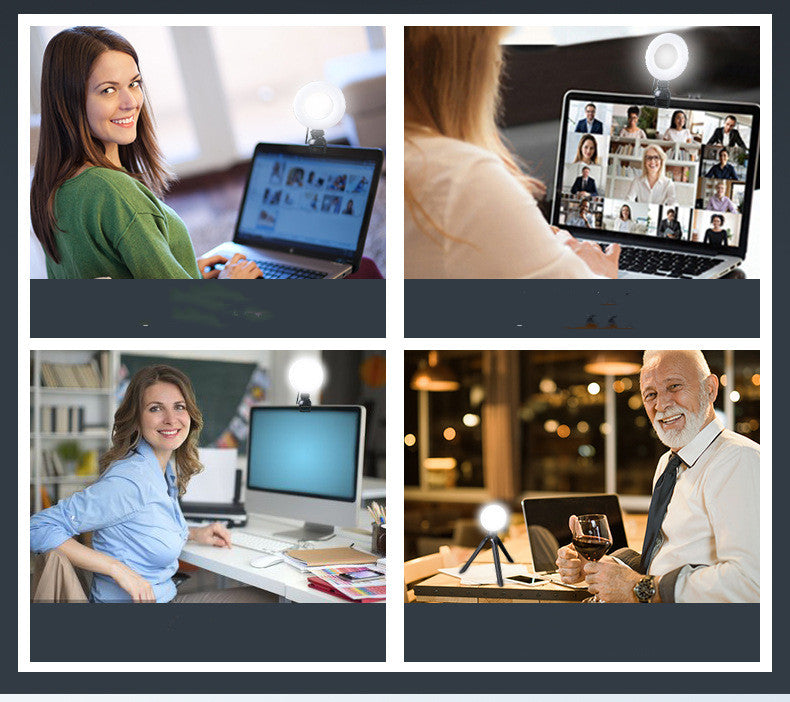 Computer-Light 4": Luce Ring per Video-Conferenze