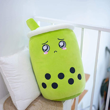 Boba Tea Plush – Cuscino Peluche a forma di Tazza Bubble Tea