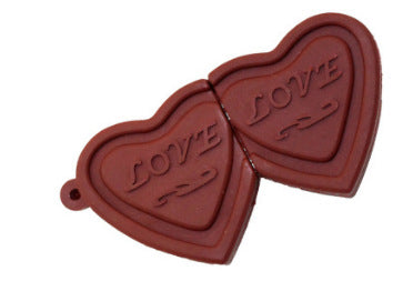 Chiavetta USB Cioccolata - Edizione Coppia in PVC (4GB / 8GB / 16GB / 32GB / 64GB)
