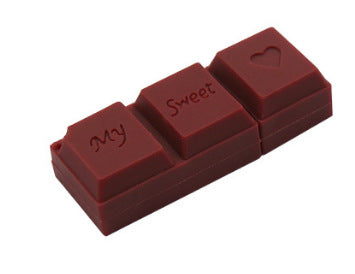 Chiavetta USB Cioccolata - Edizione Coppia in PVC (4GB / 8GB / 16GB / 32GB / 64GB)