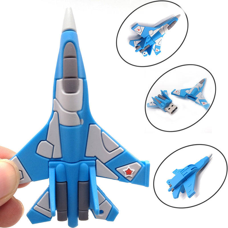 Chiavetta USB 3.0 Aereo di Linea - Modello Stereo in Soft-Touch