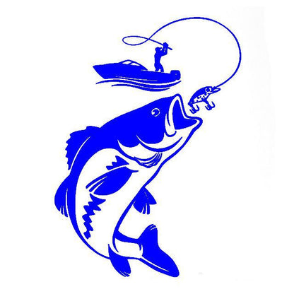 Adesivo Vinile Sport Fishing Impermeabile