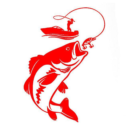 Adesivo Vinile Sport Fishing Impermeabile