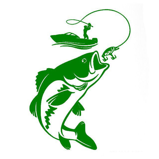 Adesivo Vinile Sport Fishing Impermeabile