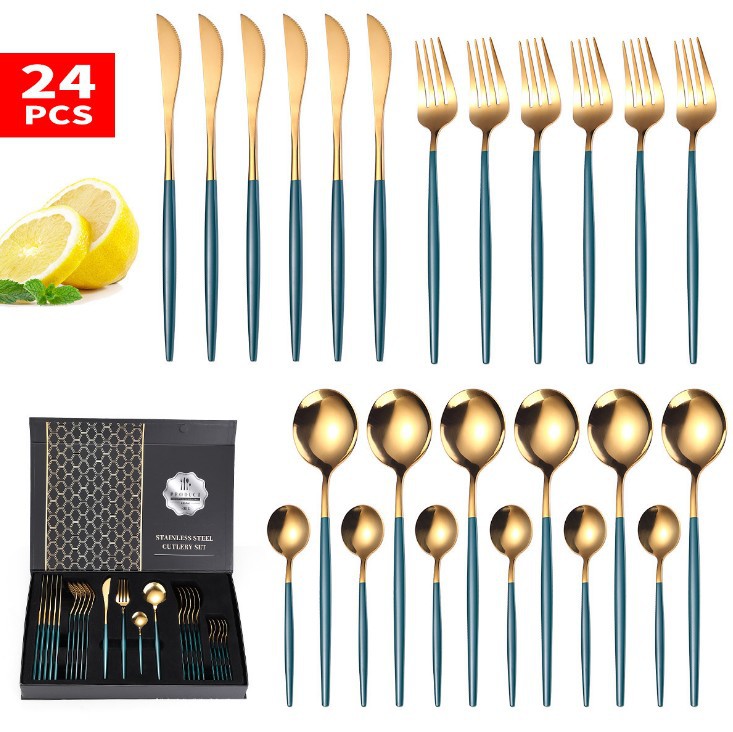Set Posate Luxury Edition - 24 Pezzi
