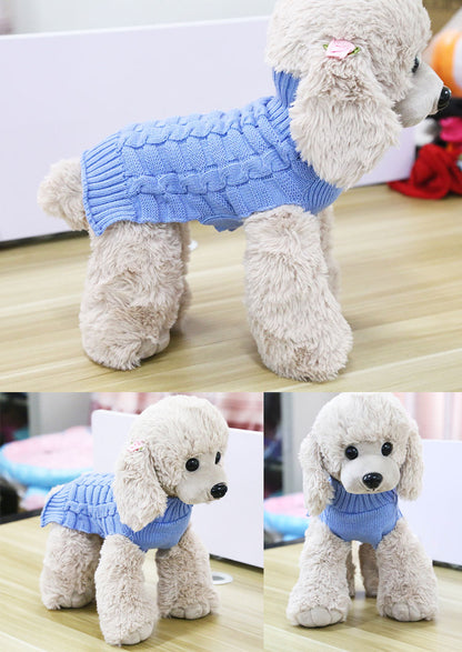 Maglione Intrecciato in Finto Cashmere