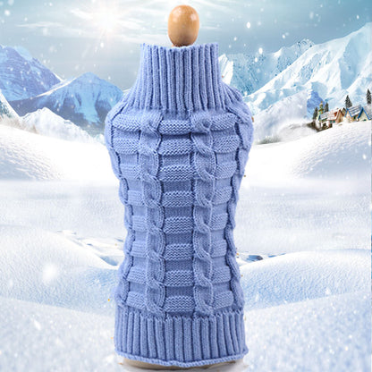 Maglione Intrecciato in Finto Cashmere