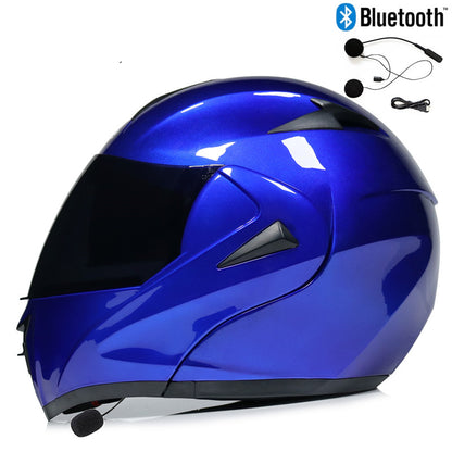 Electric Motorcycle Male Bluetooth Helmet Electric Helmet (S-XL)