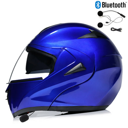 Electric Motorcycle Male Bluetooth Helmet Electric Helmet (S-XL)