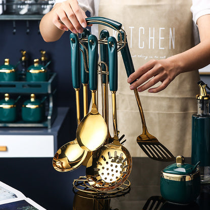 7 PCS Utensili Royal Navy & Gold Edition
