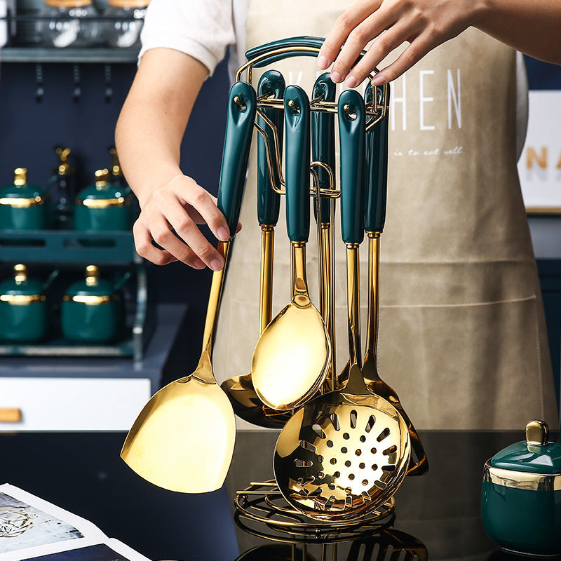 7 PCS Utensili Royal Navy & Gold Edition