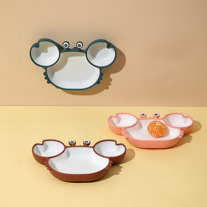 Crabby Anti-Slip Plate – Piatto a Forma di Granchio con Ventosa